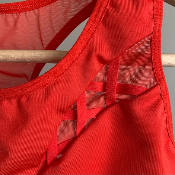 Victoria’s Secret Sports Bra Red Mesh - Picture 2 of 5